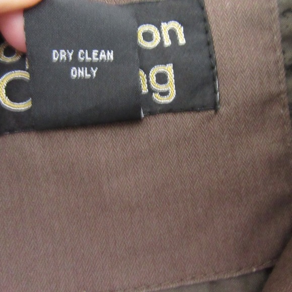 Pop Icon Mens Unstructured Blazer Jacket XL Brown Cross Graphic - Picture 7 of 9